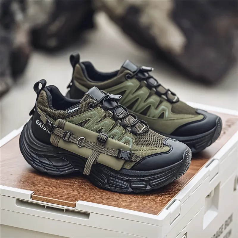 

Уличная одежда, мужские кроссовки на платформе, роскошная дизайнерская обувь, мужские уличные дышащие повседневные кроссовки для мужчин, увеличивающая рост