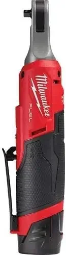 Milwaukee 2566-22 M12 FUEL Brushless Lithium-Ion 1/4 in.Cordless High Speed Ratchet Kit with 2 Batteries (2 Ah)