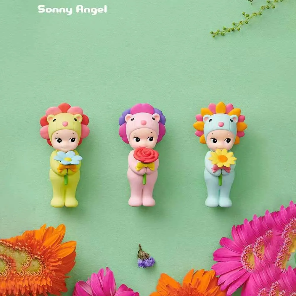 Sonny Angel Flower Series Anime Kids Toys Angel Girls Candy House Series Figurines Trendy Toys Car Decorations Christmas Gifts