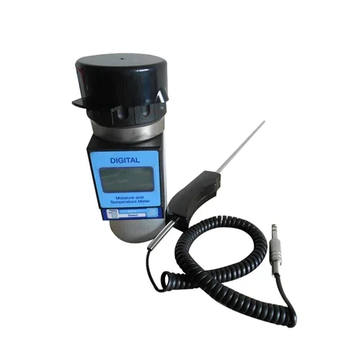 Menu version grain moisture temperature meter with 30 cm length probe