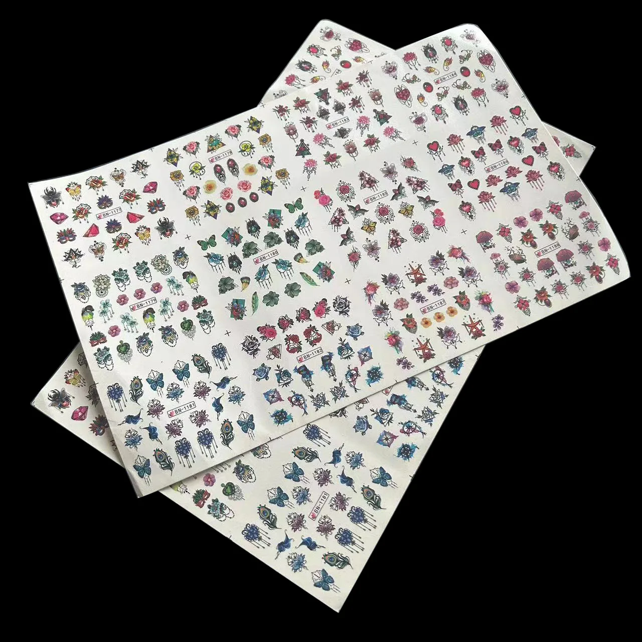 2 Stuks Nagellak Sticker Nail Art Stickers Wraps