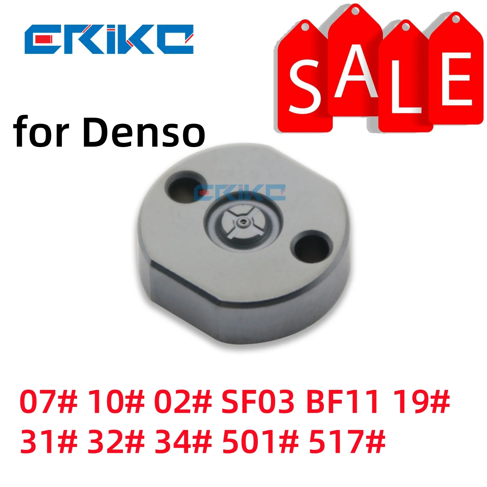 ERIKC 07# 10# 02# SF03 BF11 19# 31# 32# 34# 501# 517# Control Valve Plate For Denso Common Rail Injector Nozzle Orifice Plate