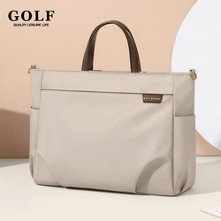 GOLF Women Tote Bag Large Capacity Briefcase Handbag 14 Inches Laptop Ladies Shoulder Waterproof Luxury Woman Business Bags New