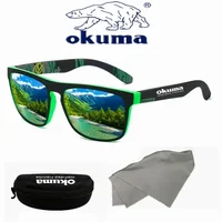 Okuma Polarized Sunglasses UV400 for Men and Women Outdoor Hunting, Fishing, Driving Bicycles, Sunglasses Optional Box 4