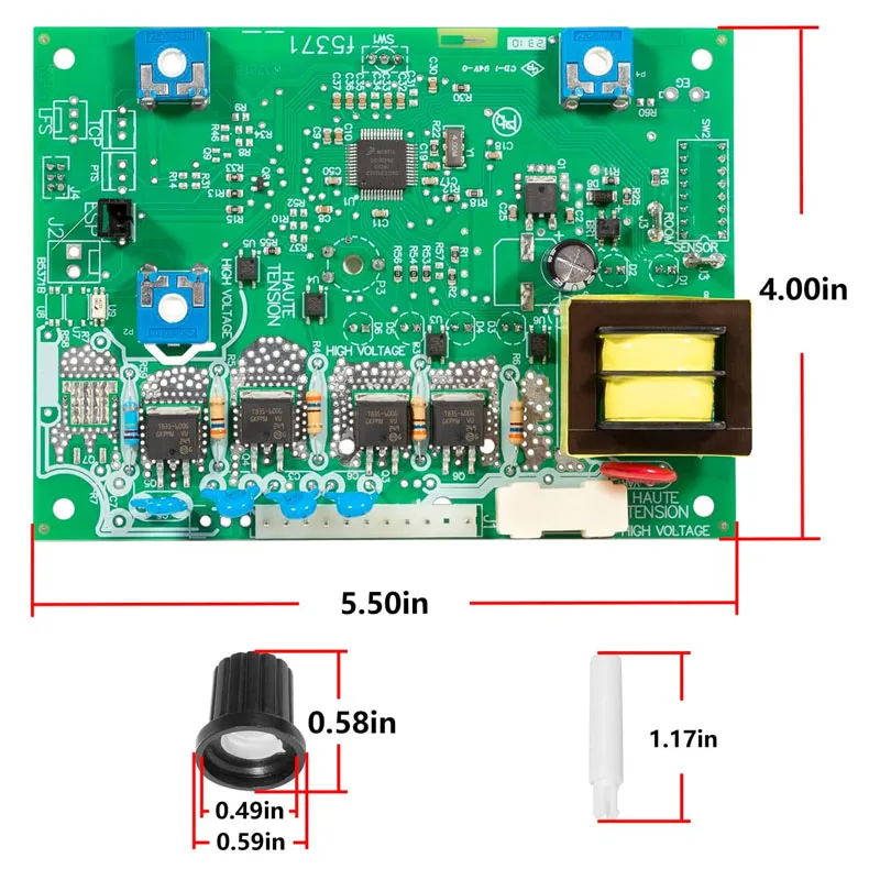 1-00-05886 Control Circuit Board Fit For Harman Pellet Stove Accentra 52i, Accentra-Cast, Accentra Insert, Advance, Advance-2