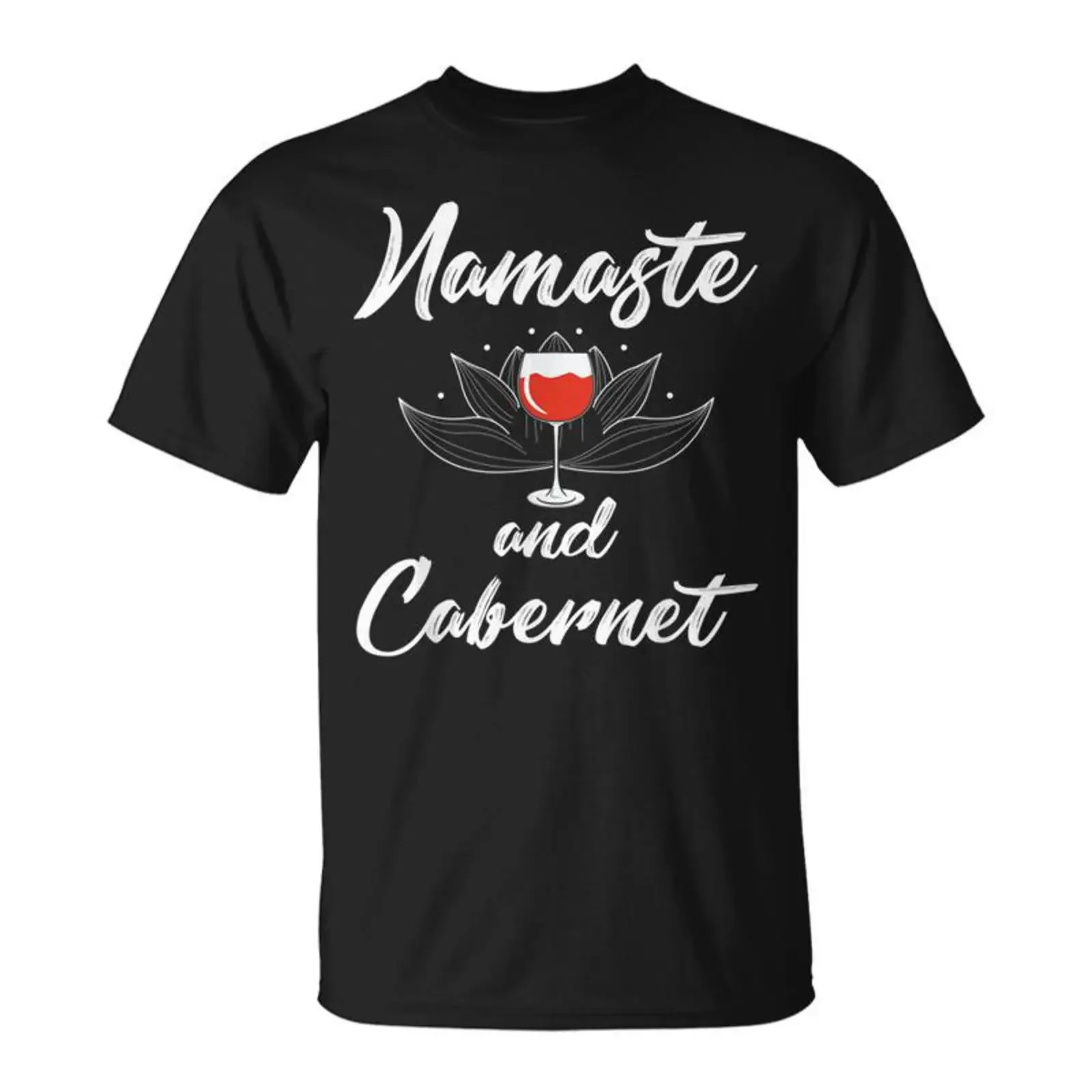 Namaste And Caberneterre Àin Rouge Pour Amateurs Dein T Shirt Cadeauxyz vintage Washed Breathable Comfortable designer clothes