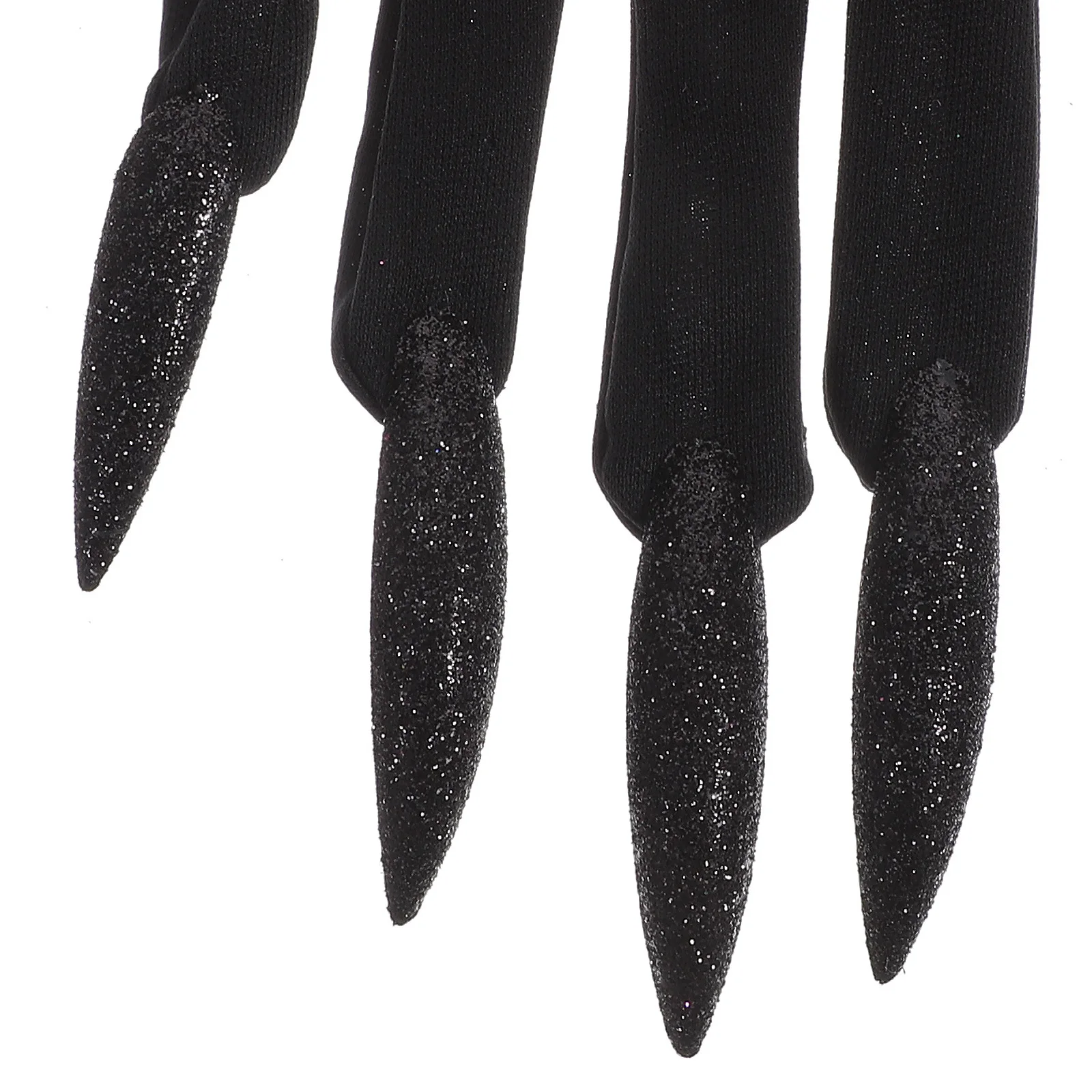 

2Pairs Halloween Costume Gloves Long Nail Elastic Ghost Fingernail Gloves Party Prop Scary Cosplay Accessories