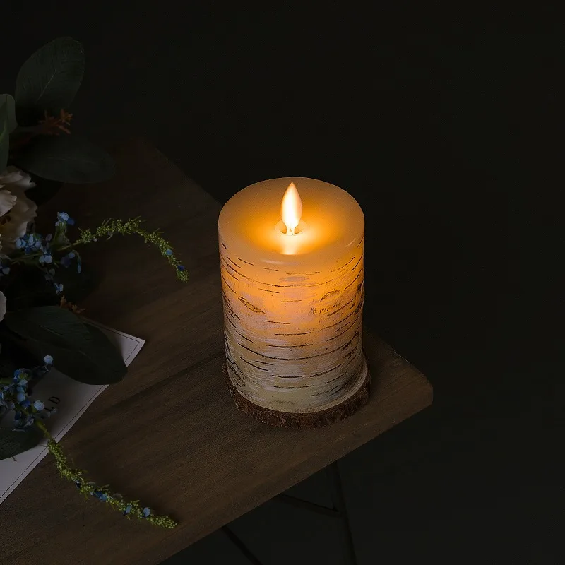 Flameless Candles Set of 3 ,D 3\