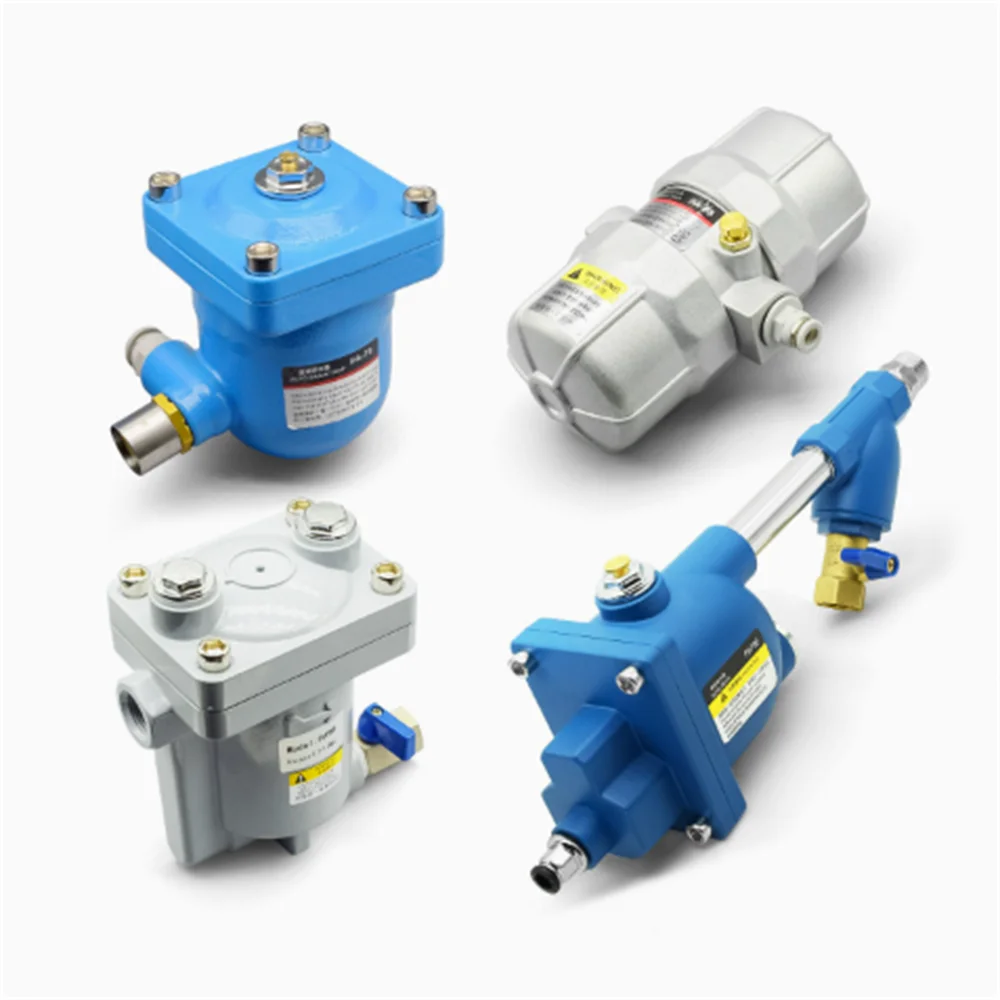 Automatic Air Compressor Drain Valve Zero Air Loss Auto Water Drainer Anti-Clog Trap for Air Storage Tank