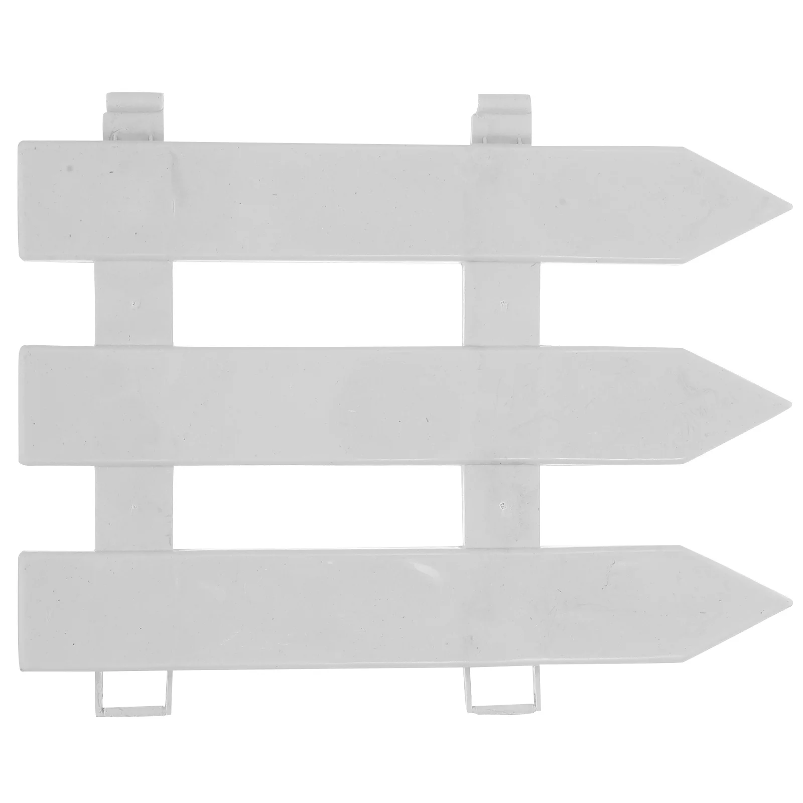 

Detachable White Fence Panel Diy Yard Christmas Decor Flowerbeds Decorative Courtyard