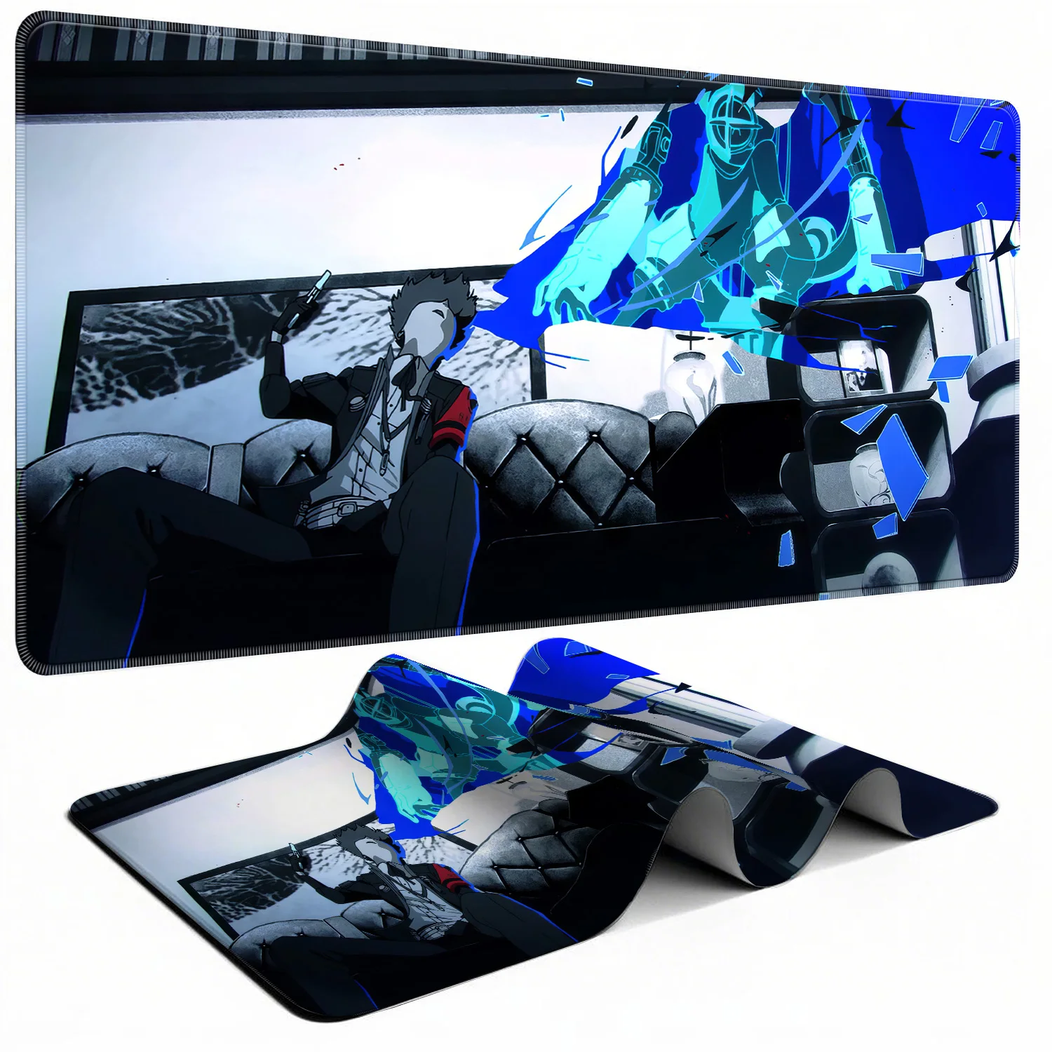 Persona 3 Reload Large Anime Mouse Pad Game Accessories Non-slip PC Table Mat Office Laptop Mousepad Rubber Carpet Gamer Deskpad
