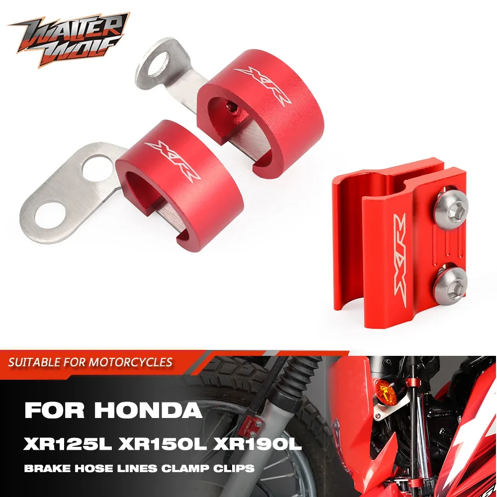 

XR150 Brake Hose Clamp For Honda XR125L XR150L XR190L XR 125L 150L 190L 2003-2024 Front Brake Line Cable Guide Clip Motocross