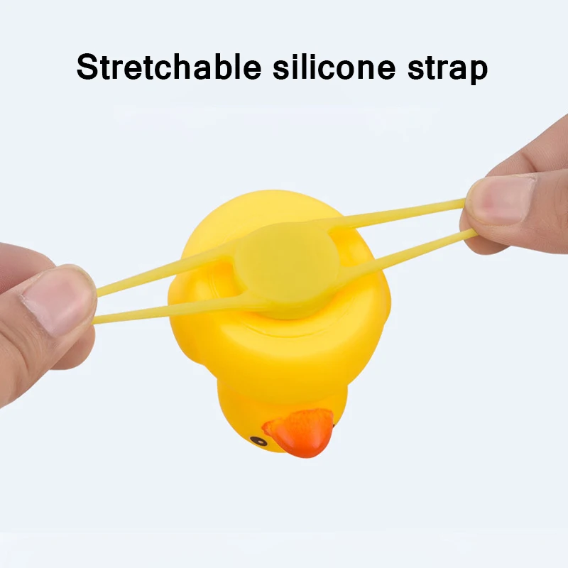 Campanello Bici Adorabile A Forma Di Anatra Di Gomma – Luce E Suono Simpatico Per Manubrio E Casco