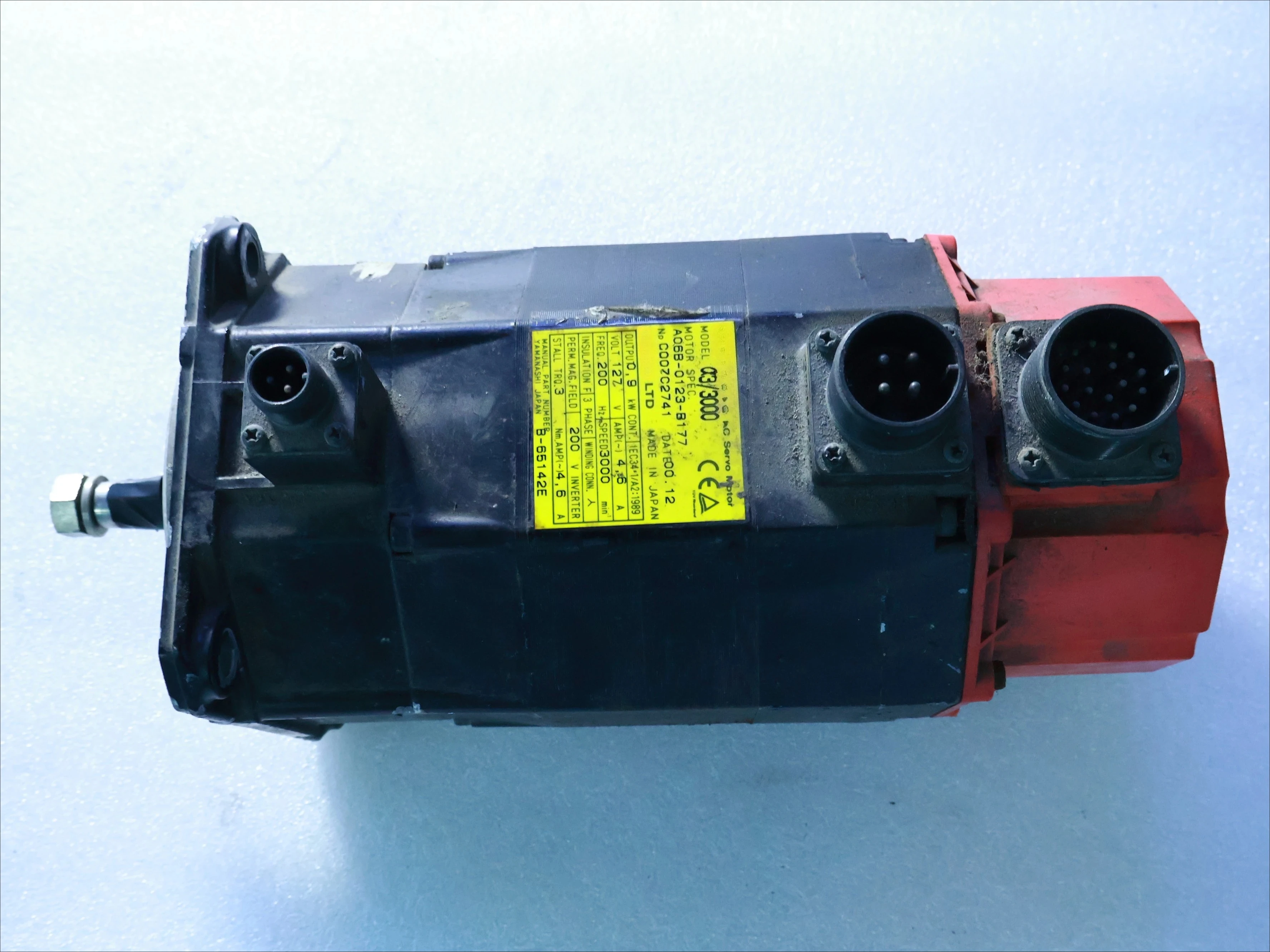 

Б/у A06B-0123-B177 для серводвигателя переменного тока FANUC A06B-0123-B177