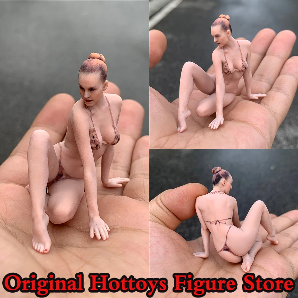 Auf Lager 1/16 Skala Weibliche Soldat Bikini Schönheit Skulptur Mini Ornament Vollen Satz Über 6 cm ction Figur Modell Sammlung