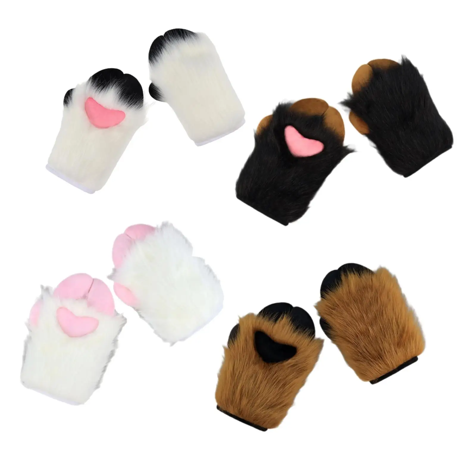 

Перчатки с лапами, перчатки с лапами ягненка, перчатки для косплея, перчатки с когтями для маскарада, вечерние, ролевые игры, ночной клуб, Хэллоуин