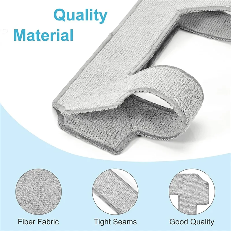 BAAO-12Pack panos de limpeza para ecovacs winbot w1 pro/w1/w2 omni/w2 robôs de limpeza de janelas, ecovacs limpadores recargas reutilizáveis