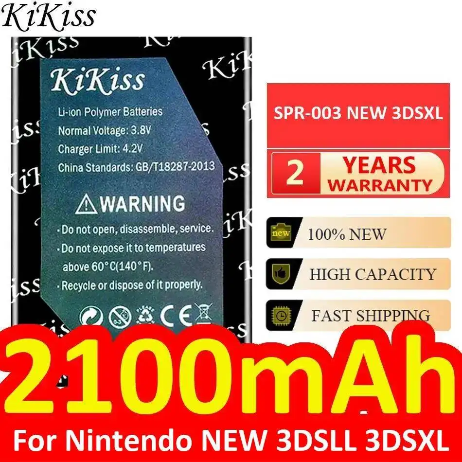 Battery Premium Replacement Spr-003 2100-2300mAh For Nintendo DS XL New 3DS 3DSLL 3DSXL 2015