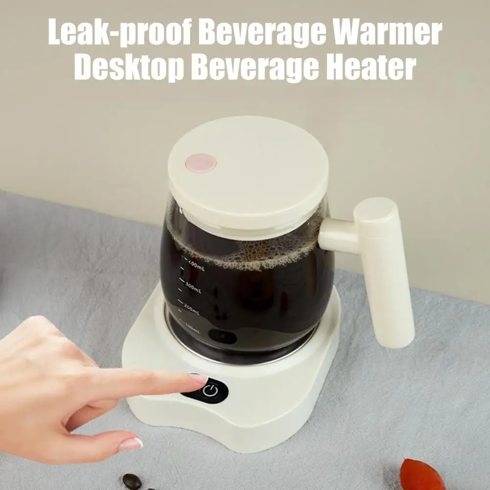 Electric Coffee Cup Warmer Auto Shut Off 3 Temperature Setting Cup Heater Pad Waterproof Smart Cup Warmer Thermostatic Coaster