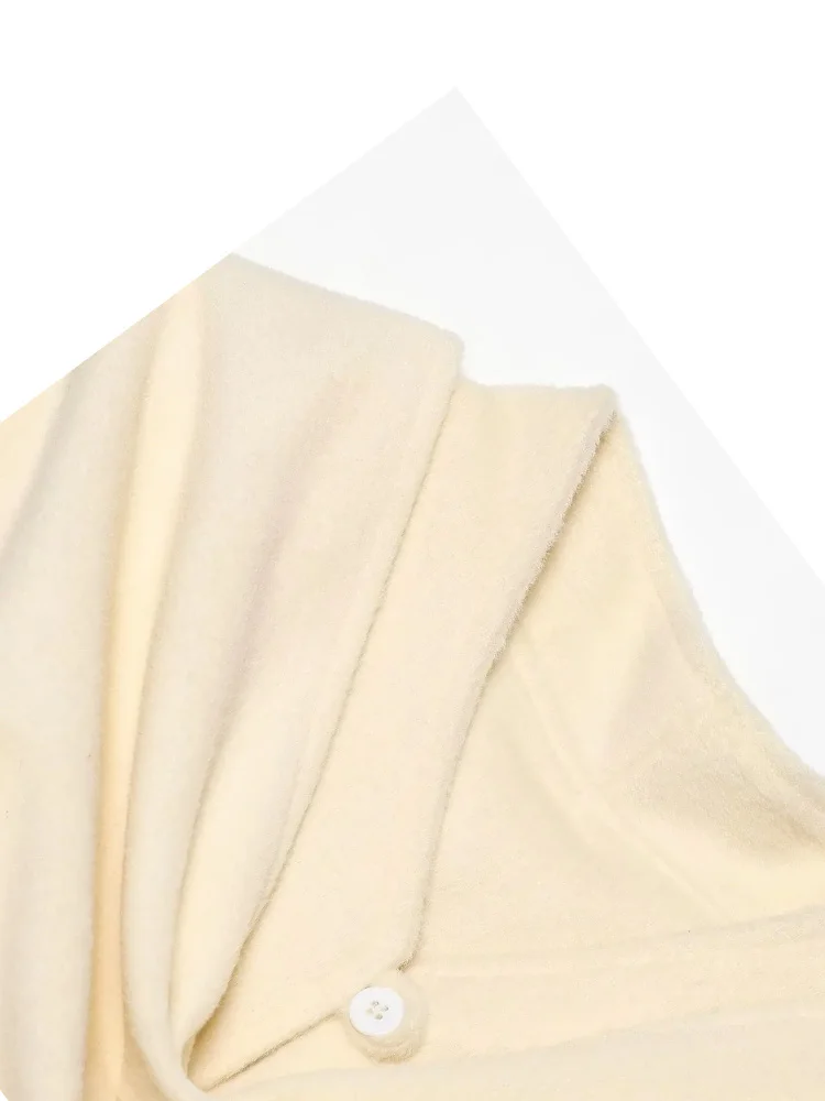 

HH Woman Winter Trend Fashion Long Sleeves Blended Fabrics Layered Decoration Coat Female Casual Versatile Commuting Overcoat