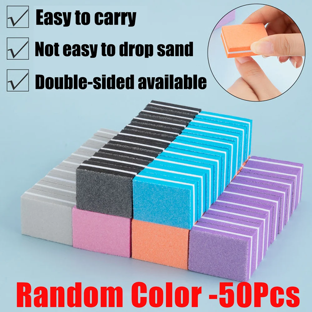 

Mini Sanding Buffing Block Professional 2 Side Disposable Nail Art Buffer Polish Manicure Tool