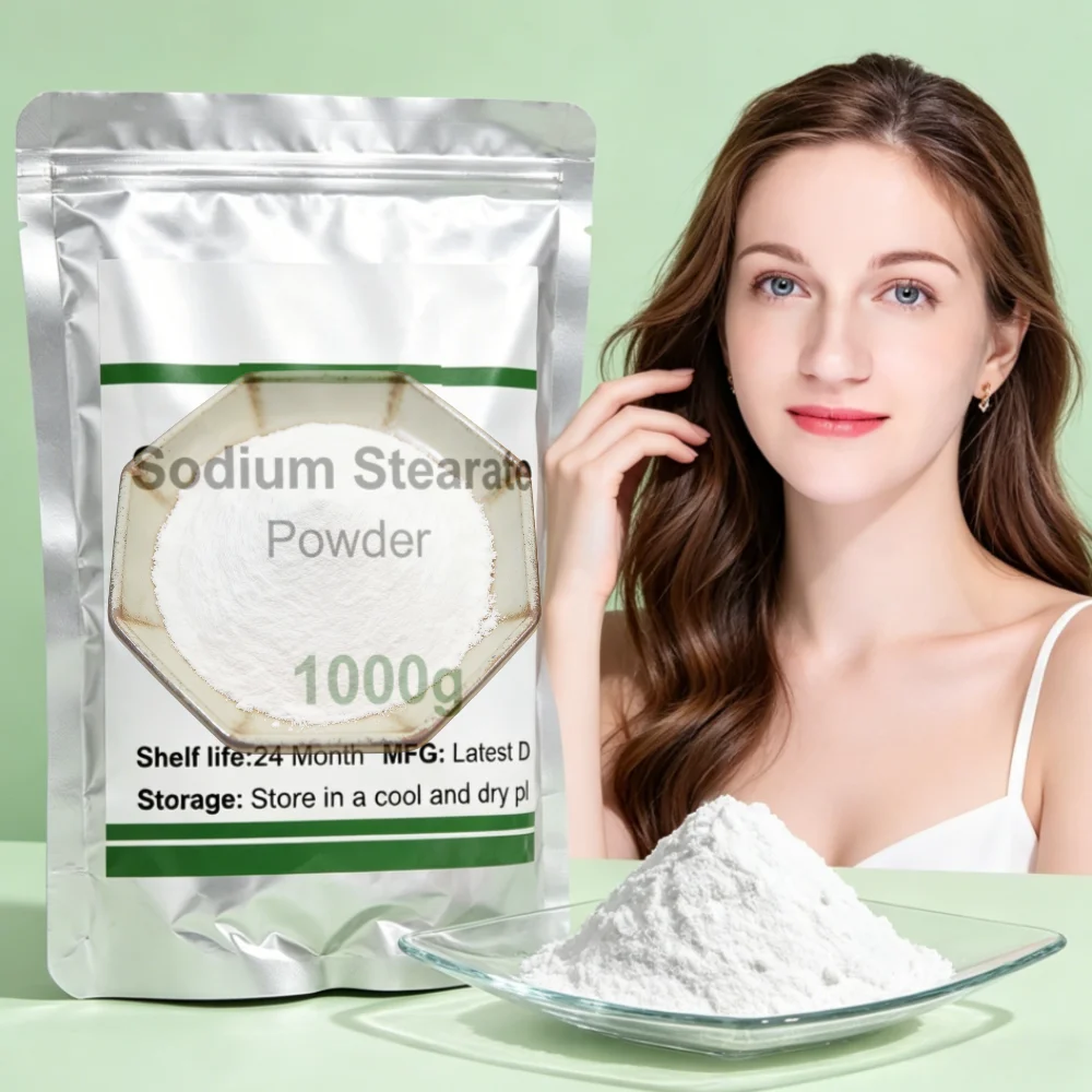 High Quality Sodium Stearate Powder For Skin Care Emulsifier、Surfactant、Softener Cosmetics Raw Material
