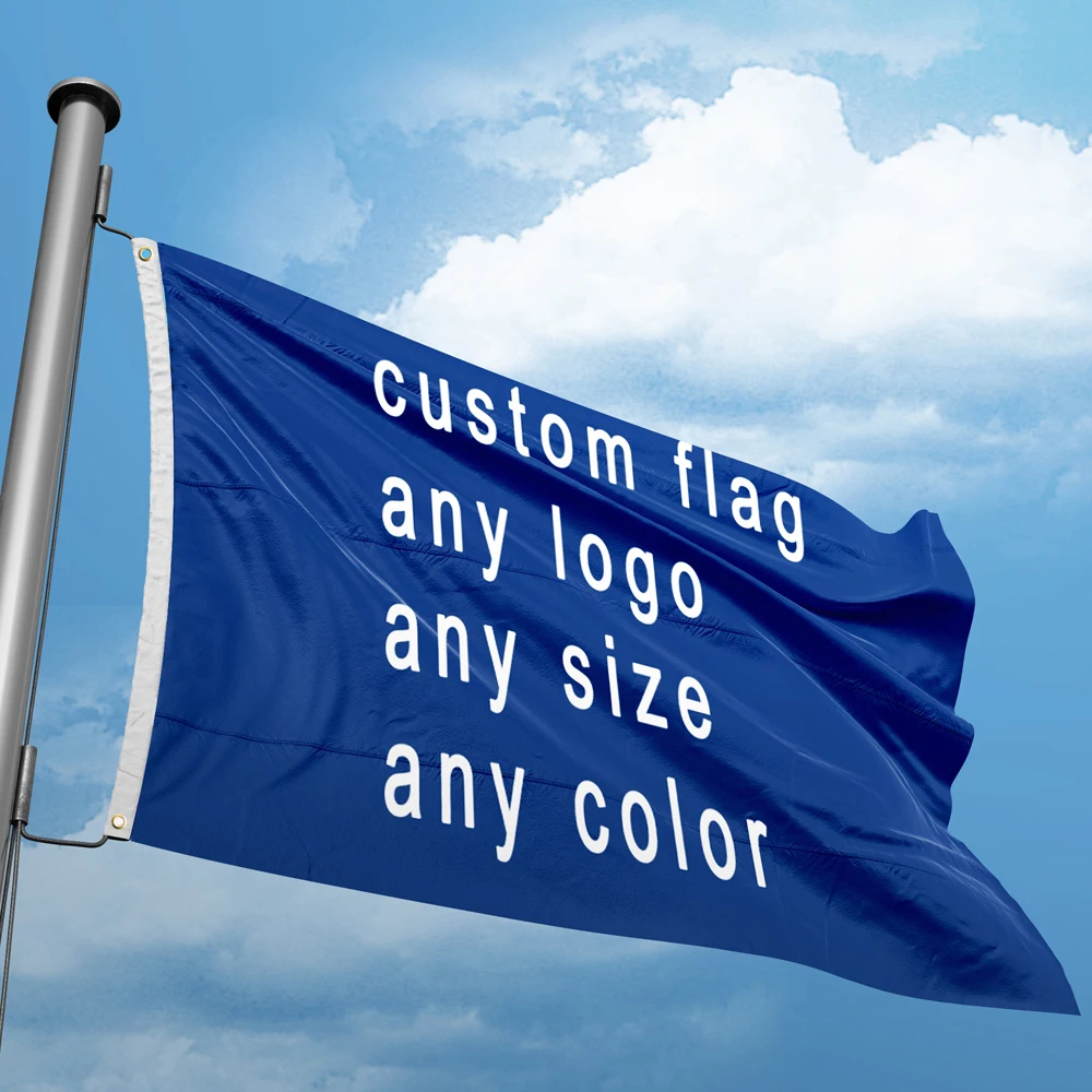 LeaFLAG Custom Flag 90x150cm Any Logo Any Size Any Color Custom Flag For Indoor Outdoor Home Decoration