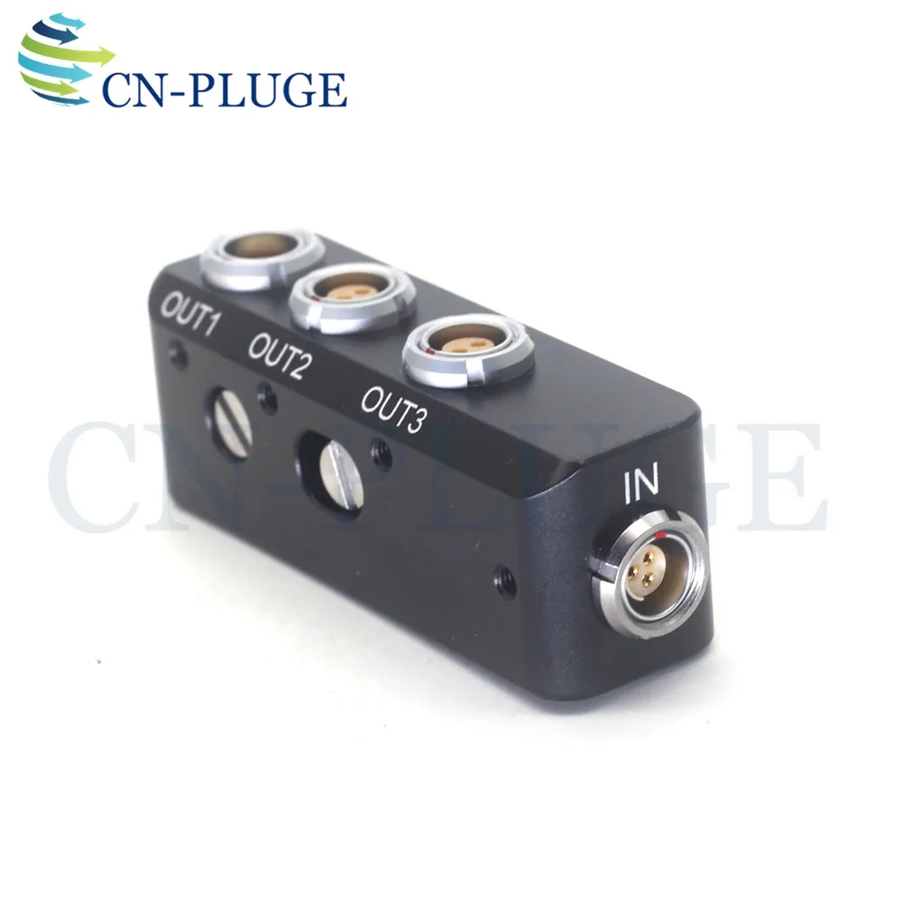 RS 3-Pin Female TO 2x 0B 2-Pin Female+RS3 Pin Power Three-Way Splitter For Sony Venice Camera RS 3-Pin 24V Splitter