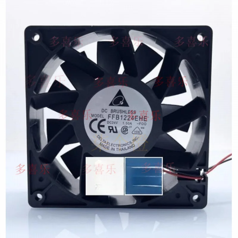 

ZMZM 1 шт. для Delta FFB1224EHE 1,5A 12 см 12038 24 В 2-проводной инверторный вентилятор охлаждения