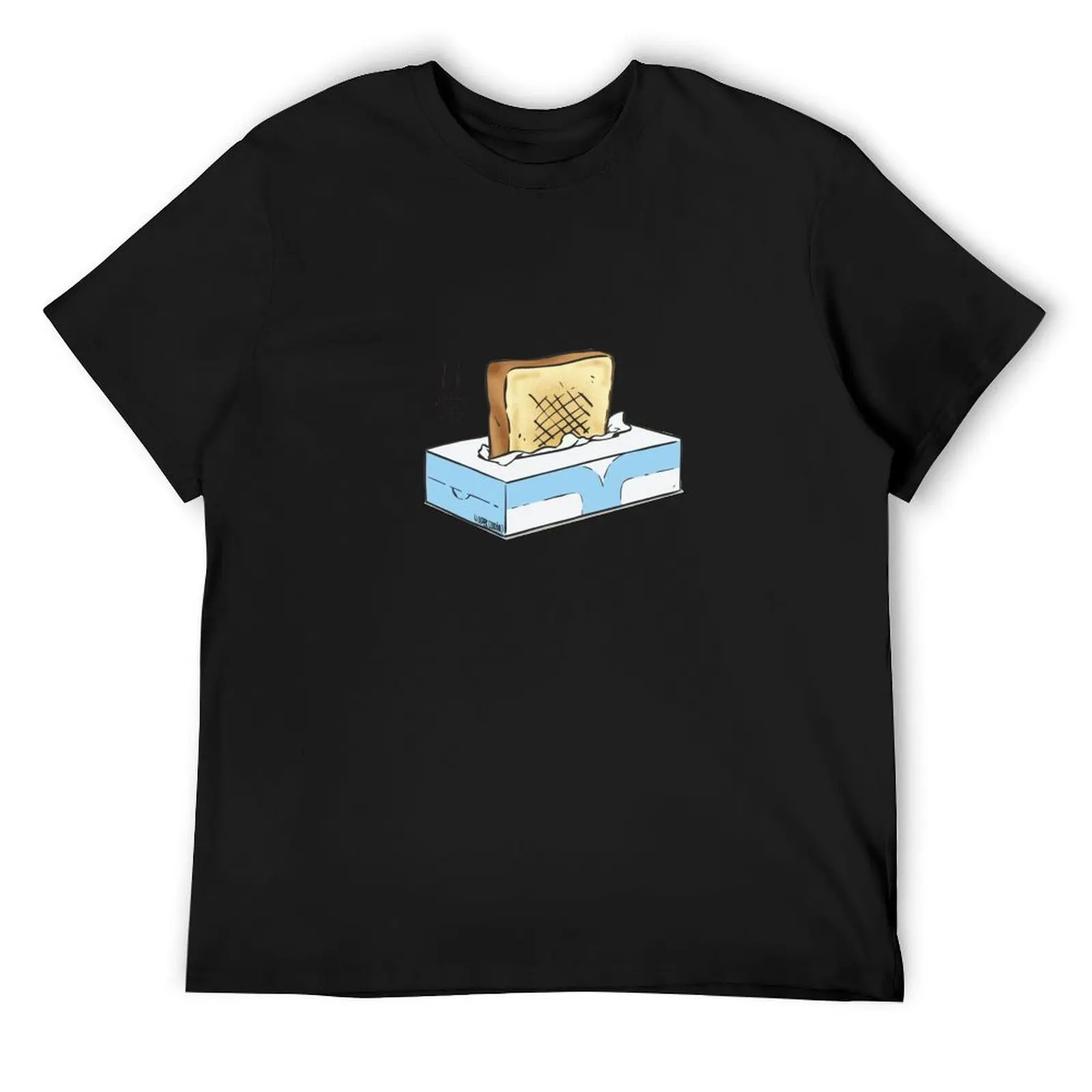 Nichijou - Tissue box Toaster T-Shirt plus size tops hippie clothes heavyweights blacks mens graphic t-shirts funny