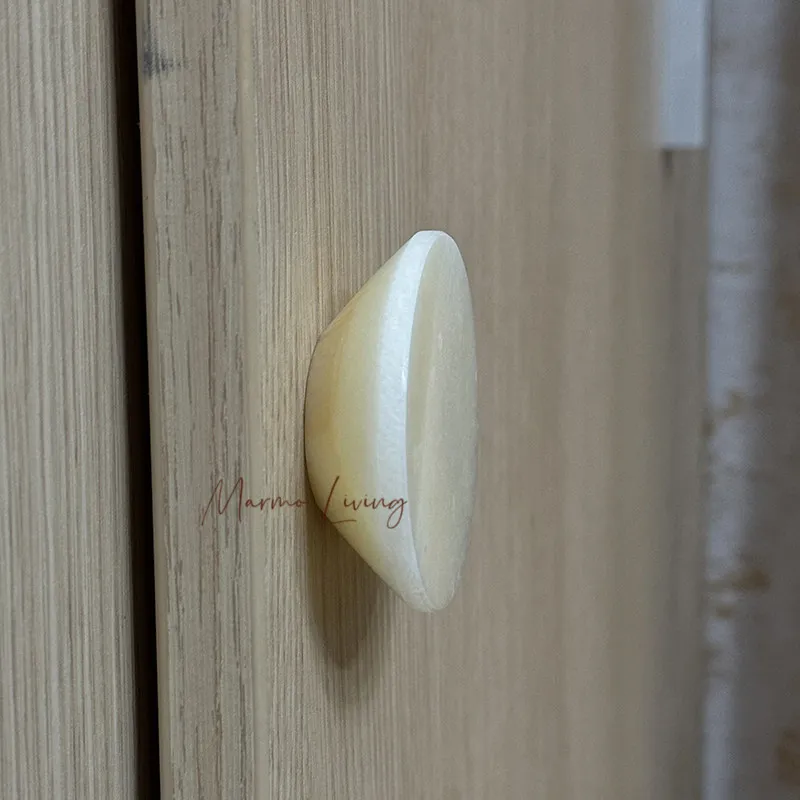 Modern Minimalist Marble Ball Drawer Knobs French Style Wardrobe Door Handles Luxury Cabinet Pulls