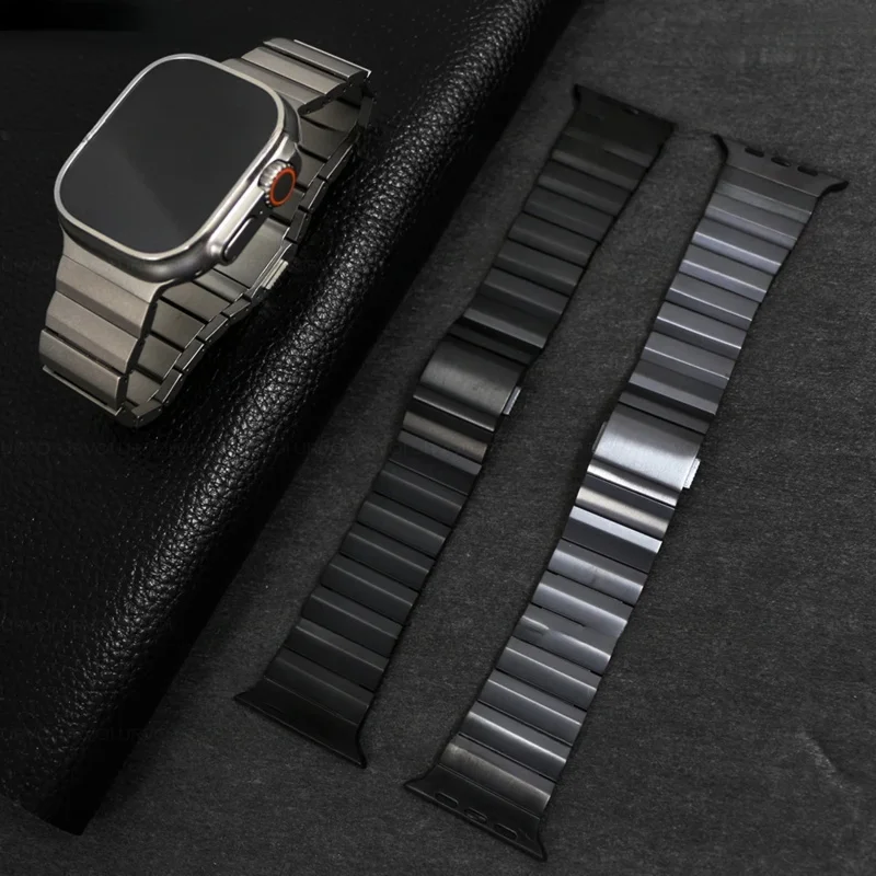 Titanium Band for Apple Watch Ultra 2  Series 10 9 8 7 6 SE strap for iWatch Magnet Closure accessories 46 49mm