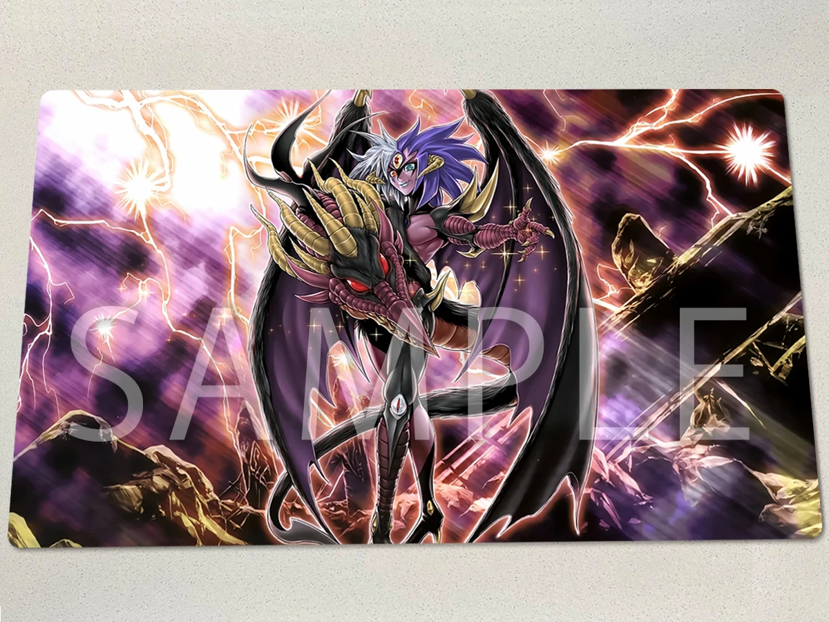 

YuGiOh Yubel TCG Mat CCG Playmat Free Bag Trading Card Game Mat Custom Gaming Pad Rubber Board Game Pad Mousepad 600x350x2mm