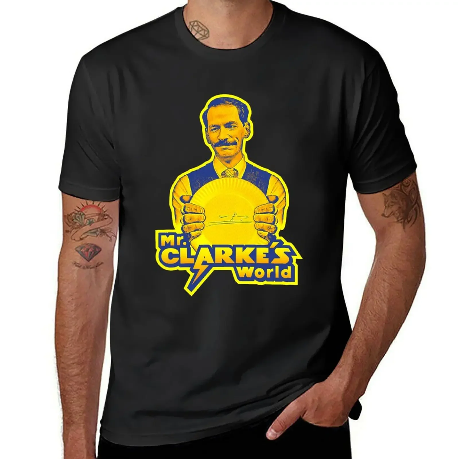 Mr. Clarke_s World T-Shirt plain baggy shirts mens t shirts casual stylish
