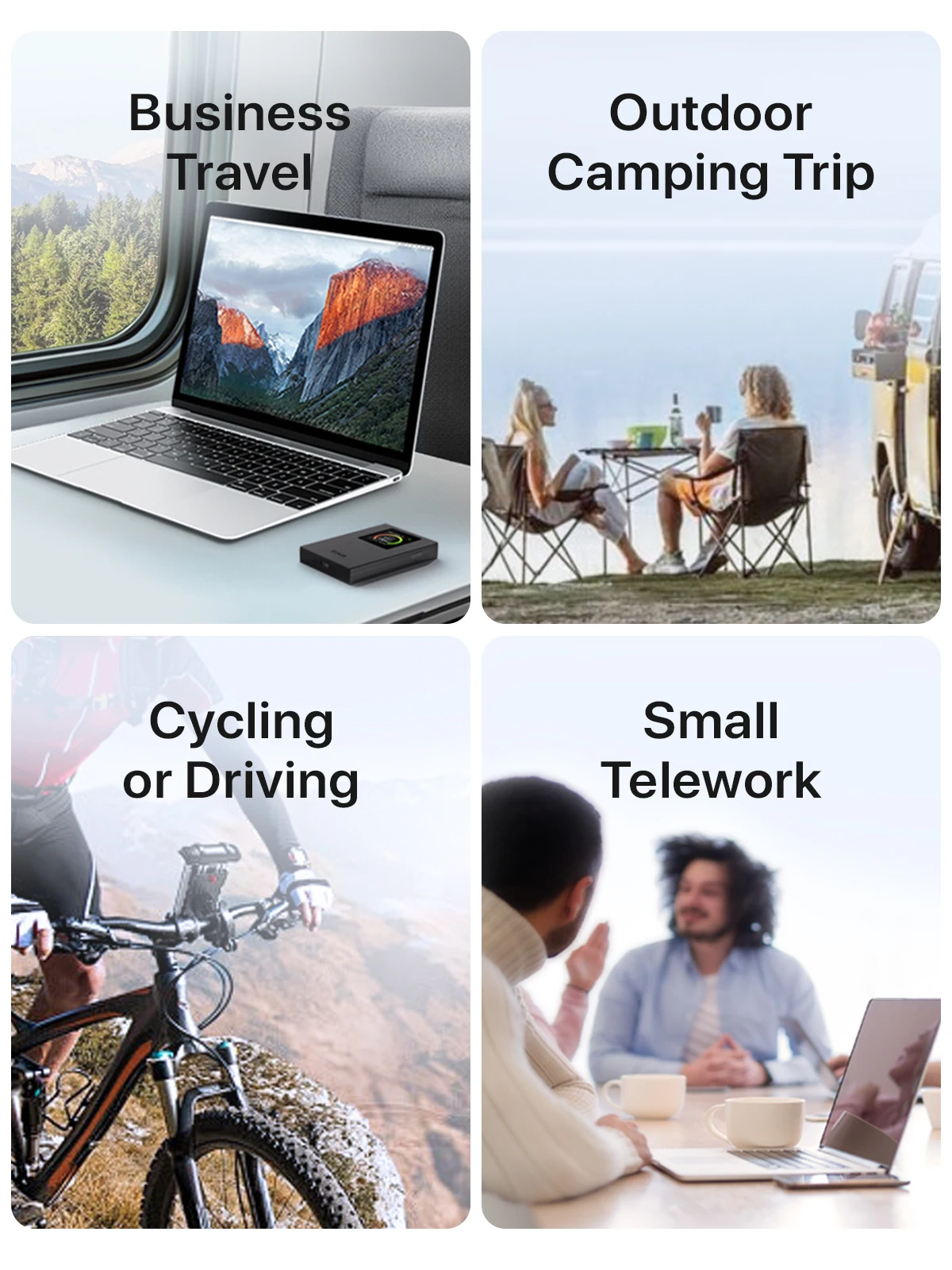 جهاز توجيه 4G LTE لا سلكي WIFI محمول مصغر خارجي صندوق ضوئي محمول WIFI 286MBPS شريحة CAT4 بطاقة تكرار فتحة 2100 MAH #6