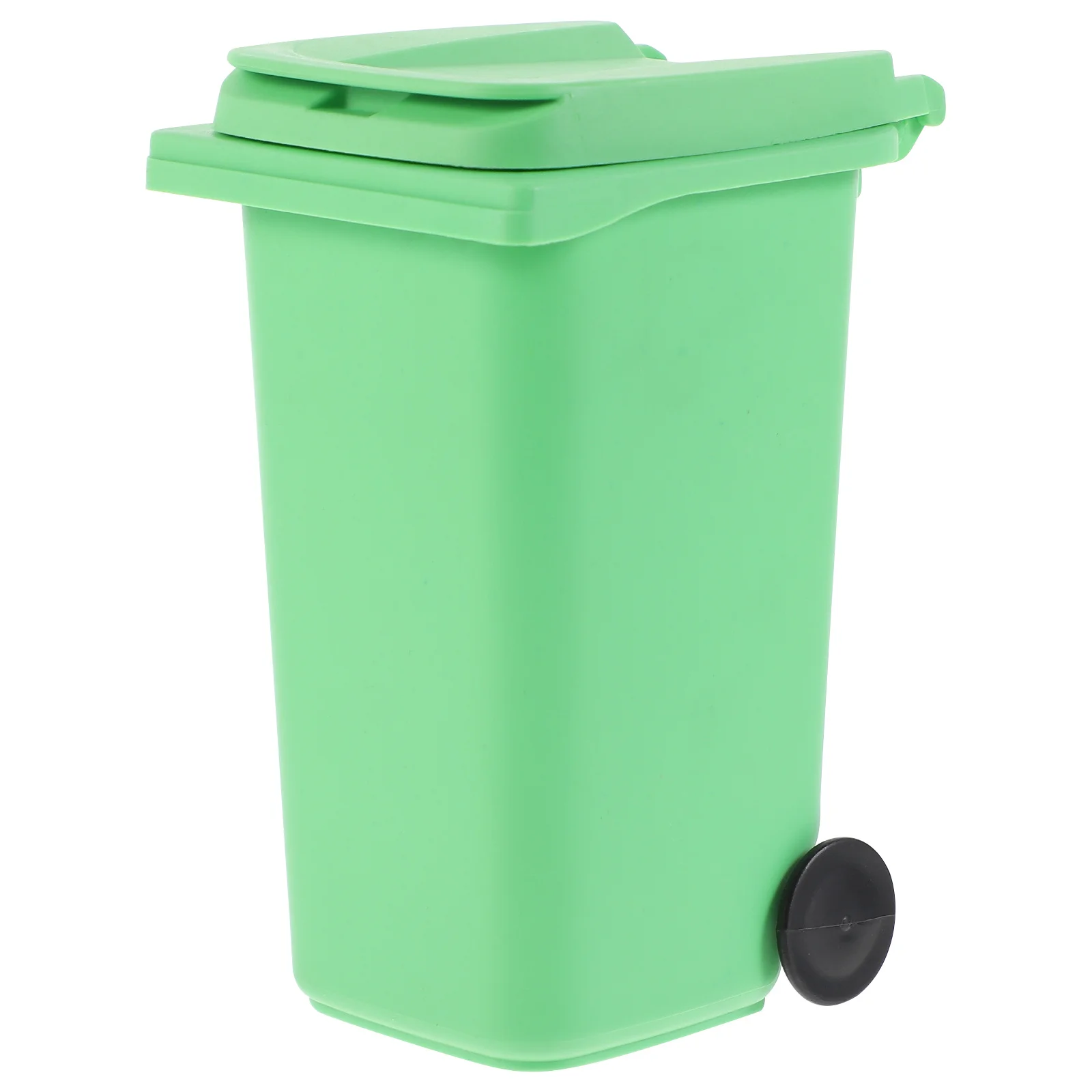 Mini Desktop Dustbin Plastic Table Trash Can Covered Small Garbage Bucket for Office Home Use Desktop Trash Can