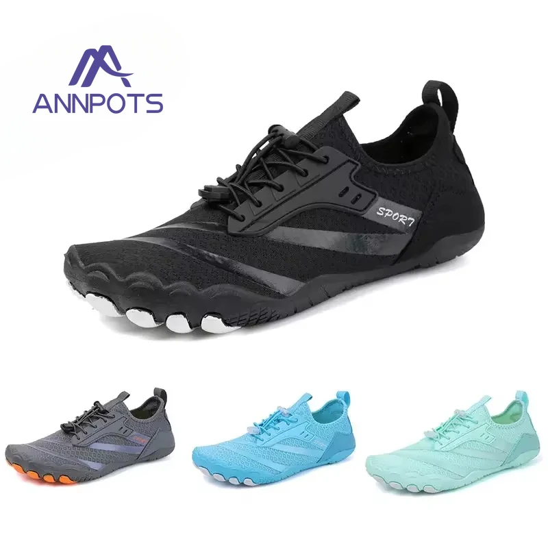 New Barefoot Slippers Unisex Swimming Water Wading Shoes Women Elastic Quick Dry Beach Aqua Shoes Men Upstream Swimming Shoes