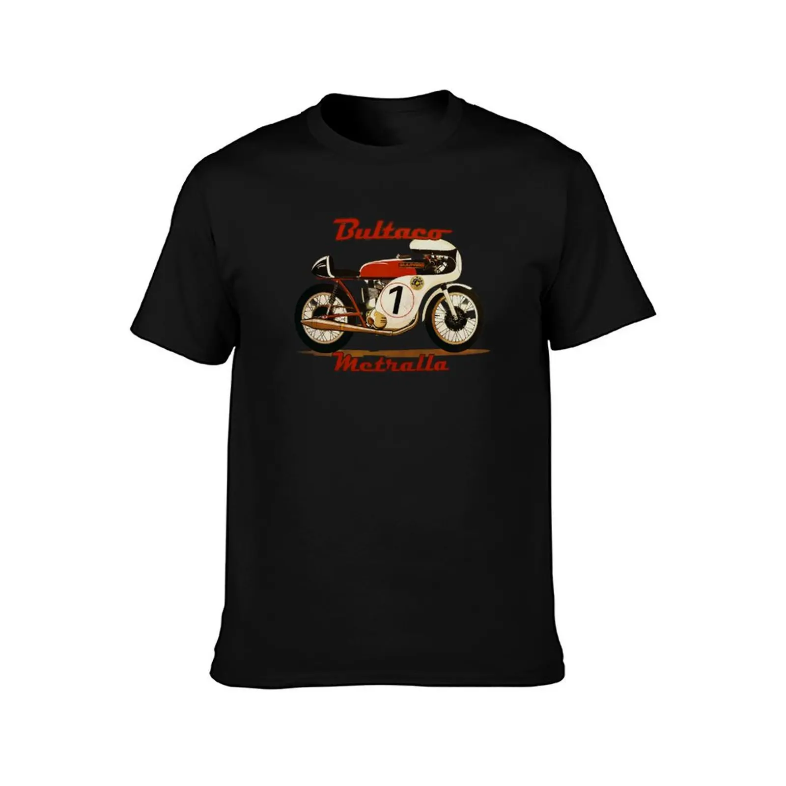 Bultaco Motorcycle Metralla T-Shirt plus size tops cute tops vintage t shirts basketball graphic tees workout shirts for men