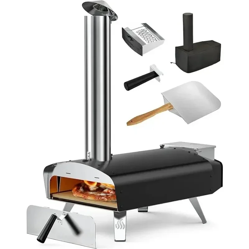 Portable Wood Pellet Pizza Oven with13