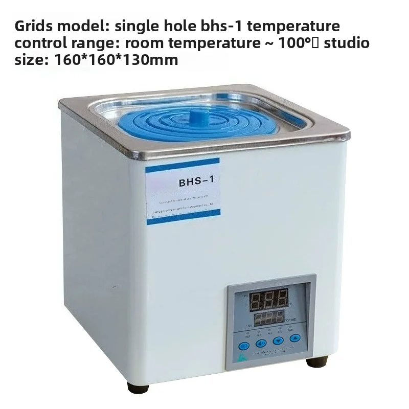 S03 Digital Display Constant Temperature Water Bath – 1/2/4/6-Hole Stainless Steel Lab Heater for Distillation,Drying&Incubation