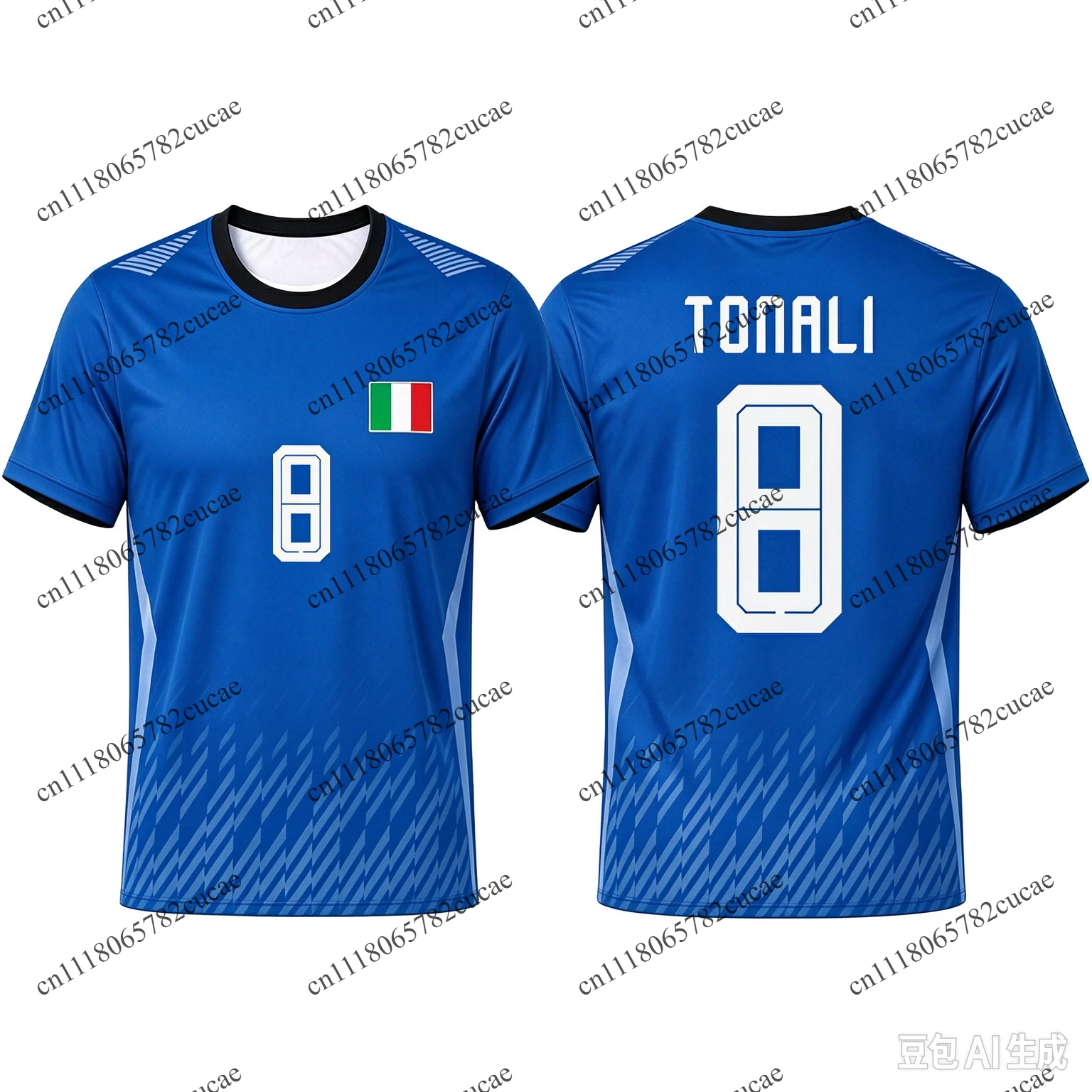 Explosions Children's Men's Italy NO.8 Soccer Quick-drying T-shirt All Size Short Sleeve O-neck Football Tranning Jersey Tshirt