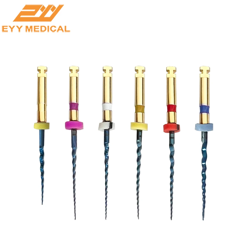 Dental SX-F3 Blue File 21/25/31mm Nitinol Rotary Endodontic Files Anti-Fatigue Constant Thermally Activated Root Canal Material
