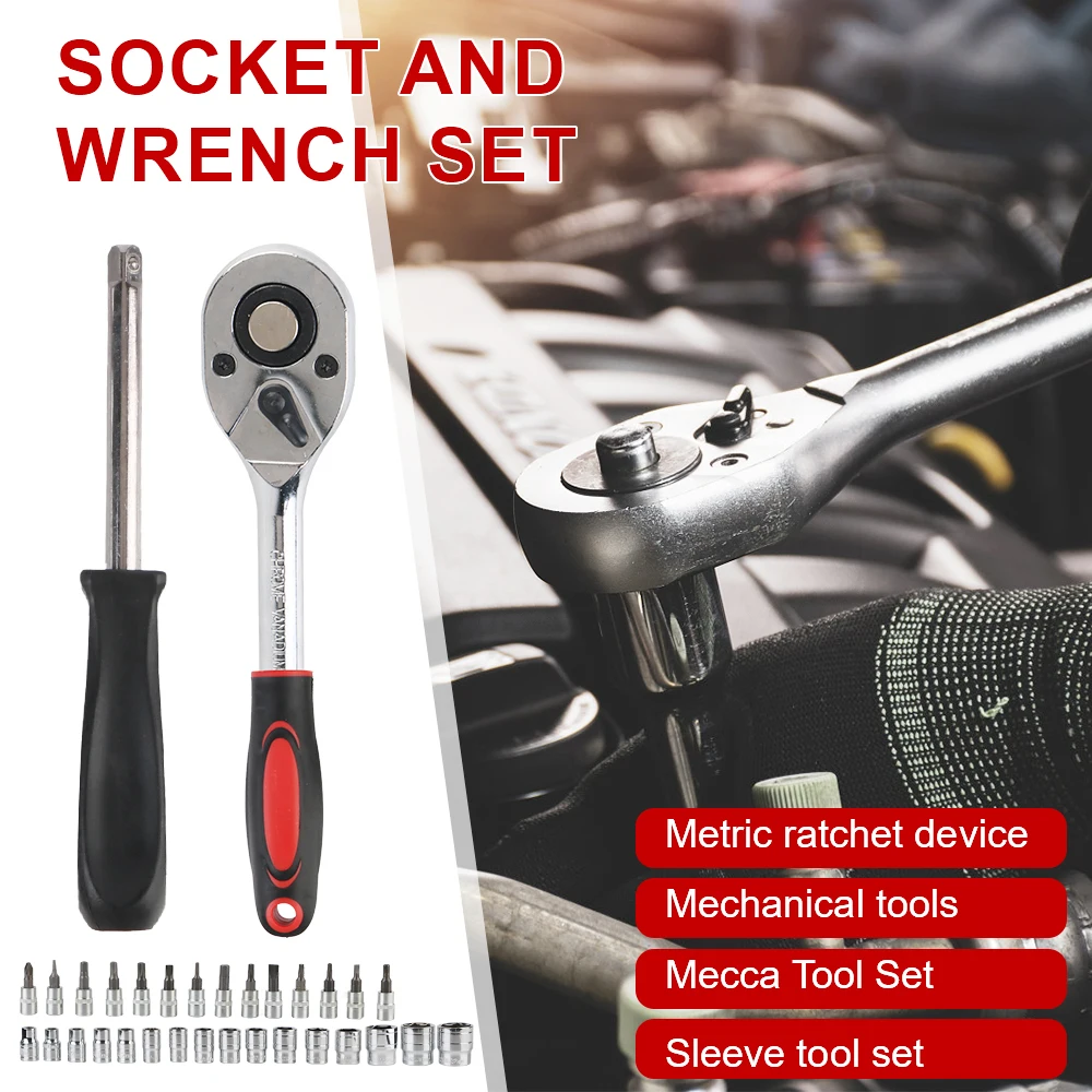 Car Repair Kit 108 Pcs/Set Seal Driver Installer Mechanical Socket Wrench Hand Tool Wheel Bearing Remover Automotive Tools