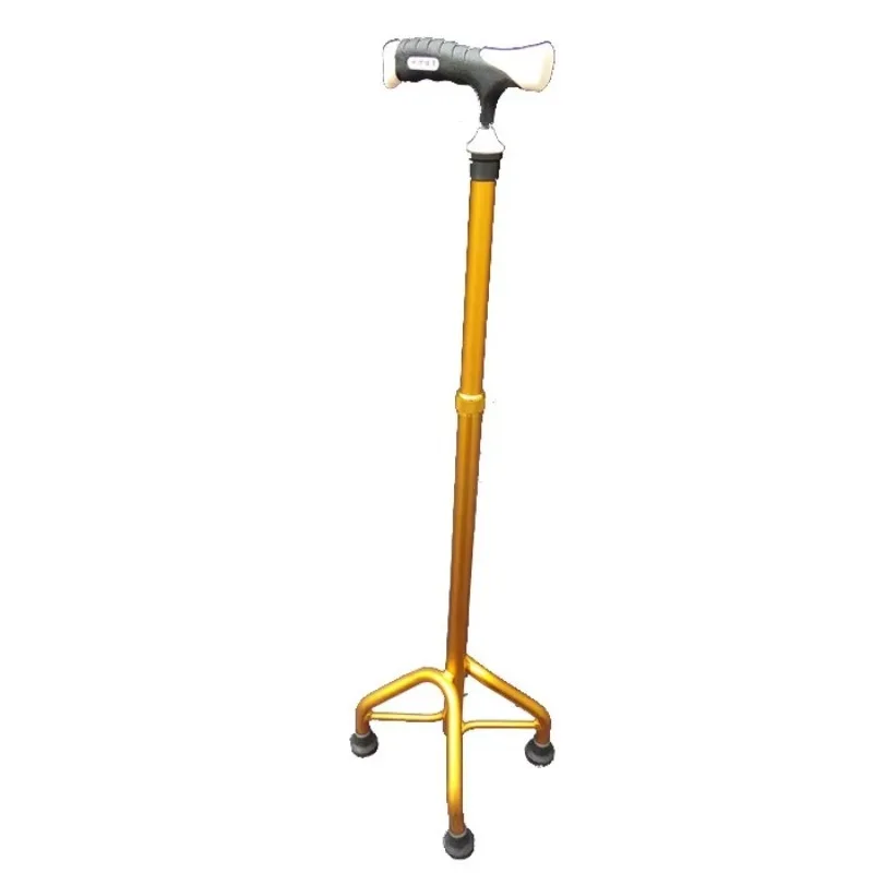 Folding Four-Legged Walking Stick with Cane Tips