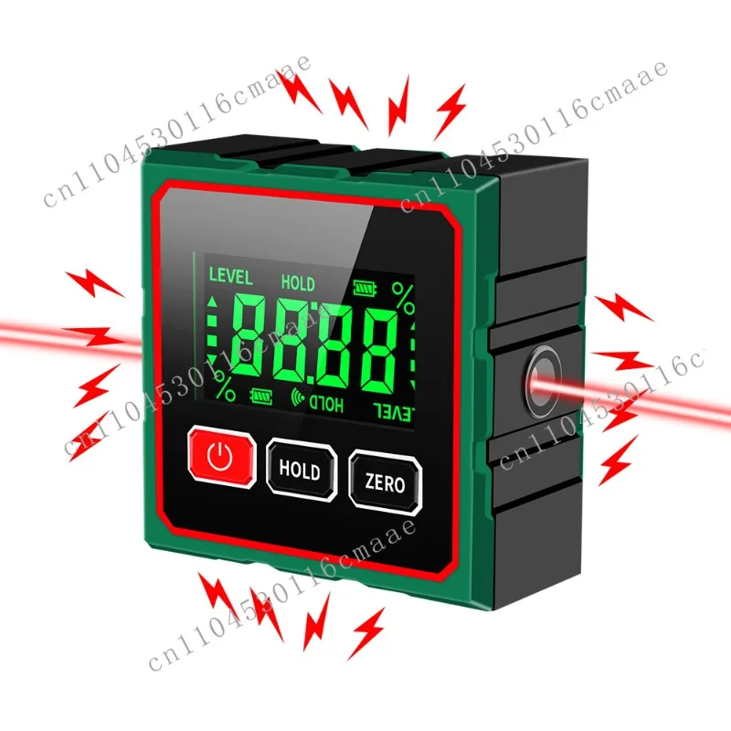 Measurable Range 4*90° Accuracy 0.1° Digital Angle Tool Level Box Angle Finder Bevel Gauge Cube Protractor Inclinometer