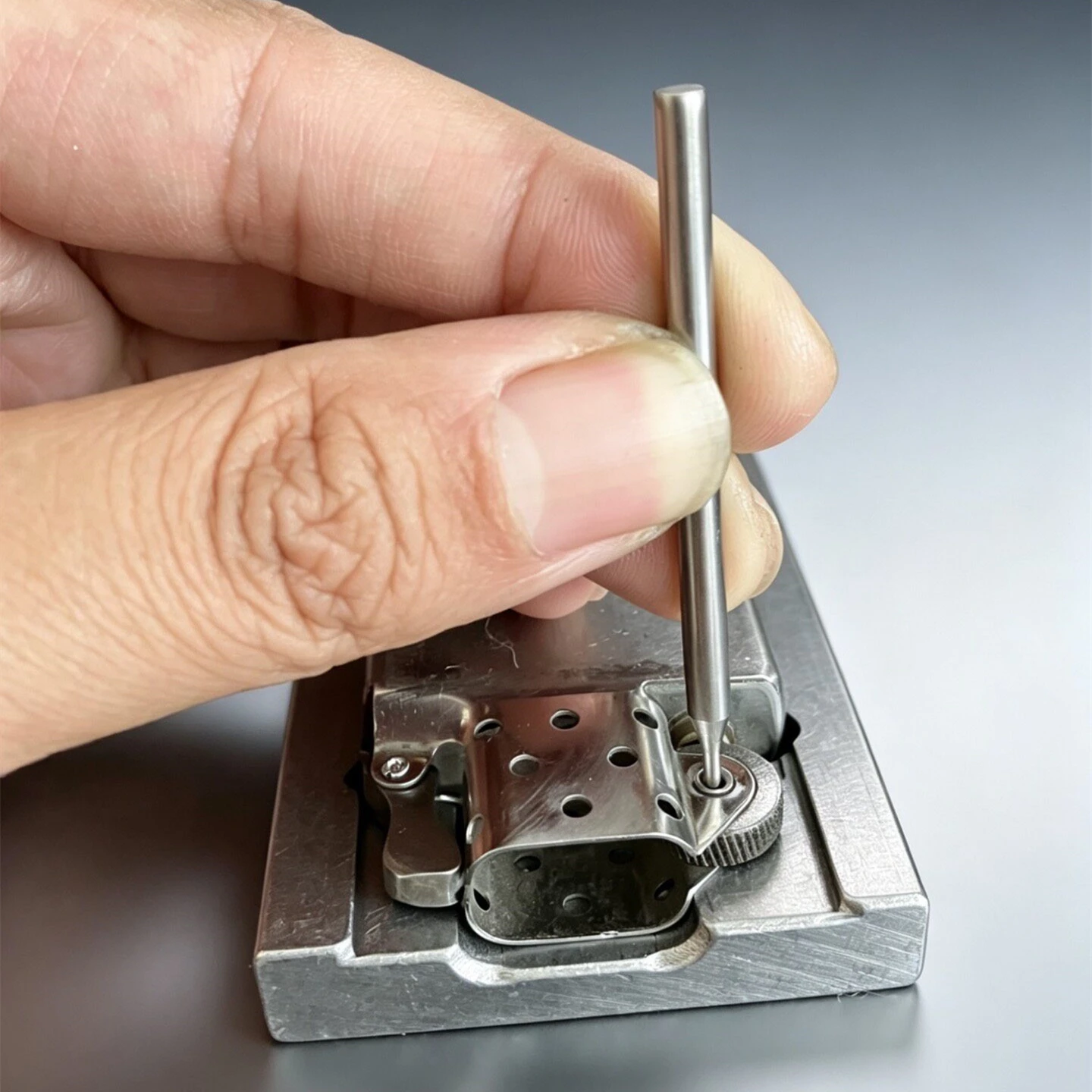 Durable Stainless Steel Punch For Zippo Zorro Lighter Disassemble Wheel Rivets ＆ Remove Pendulum Rivets Repair Tool Accessories