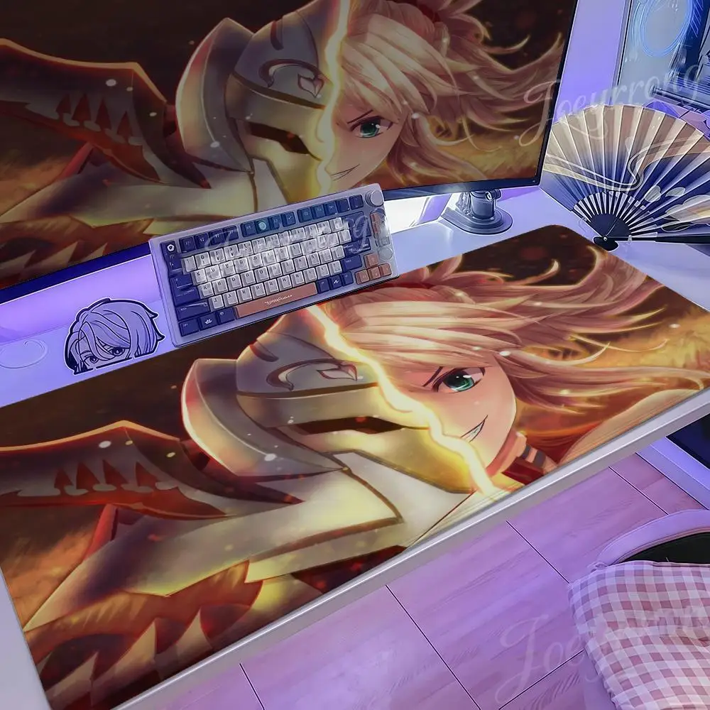 

Mouse Pad Hot Anime 1000x500 Taro Sakamoto Days XXL Large Gaming Non-slip Office Keyboard Mats Desk Mat fate apocrypha astolfo