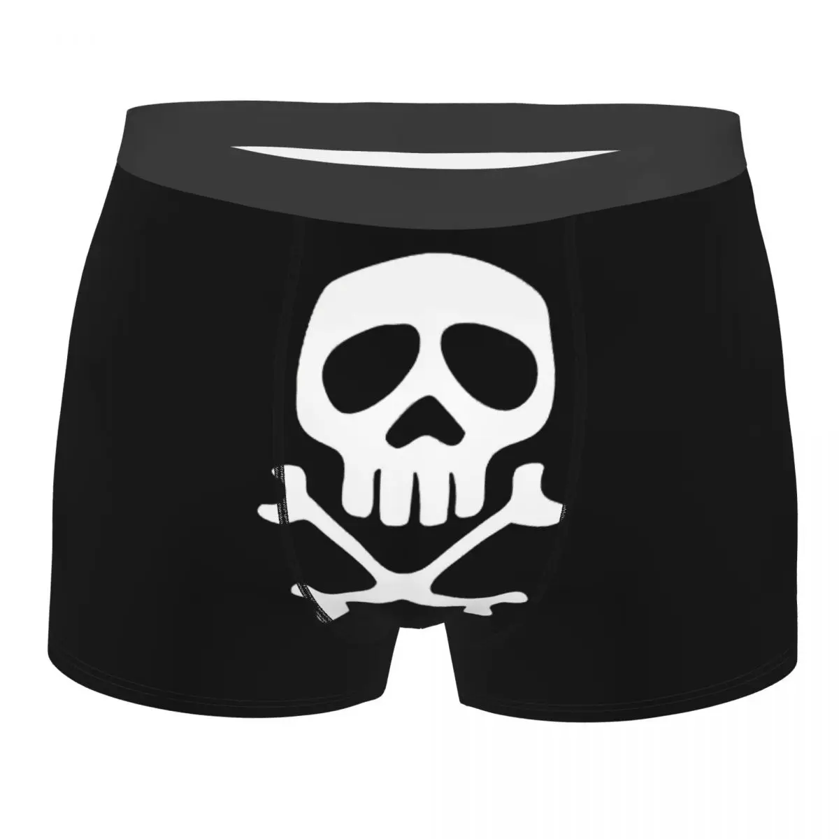 

Captain Harlock Skull Underpants Breathbale Panties Male Underwear Print Shorts Boxer Briefs