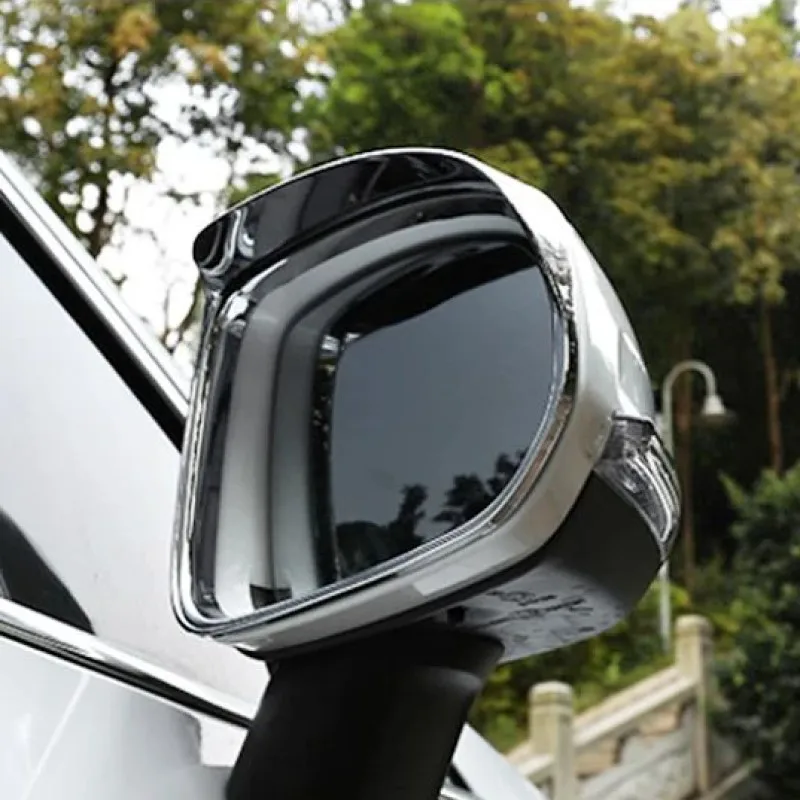 Car Styling Door Side Rearview Mirror Rain Eyebrow Frame Decoration Trim Stickers For Volvo XC60 2018-2025 Exterior Accessories
