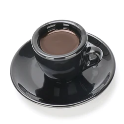 50ml Porcelain Espresso Cup Set with Saucer and Spoon 9mm Cup Wall Thickness Design Ceramic Espresso Shot Mugs Simple Coffeeware